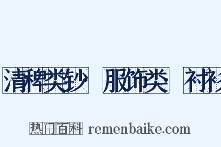 清稗类钞·服饰类·衬衫是什么意思的图片